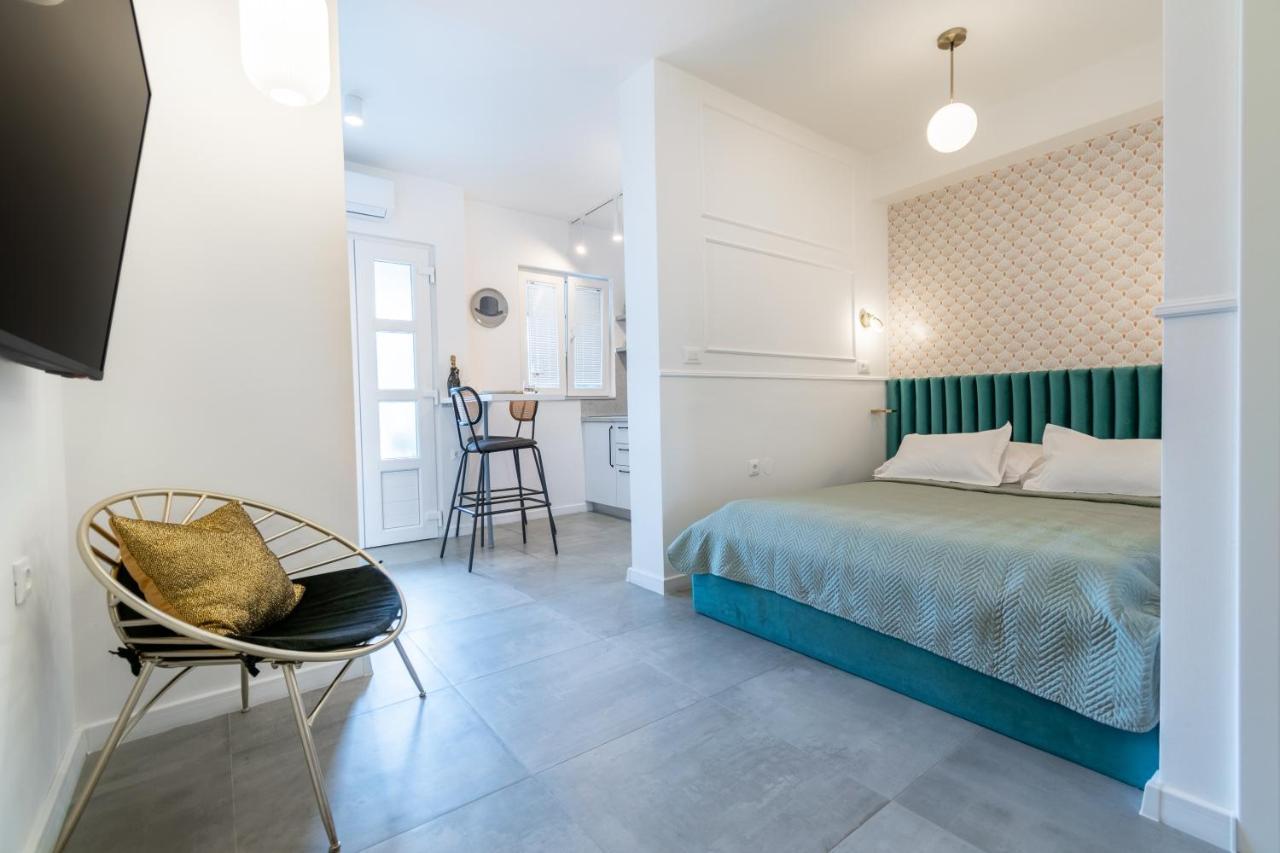 Studio Apartment Smile, Near Beach & Center, Free Parking, Balcony มาคาร์สกา ภายนอก รูปภาพ