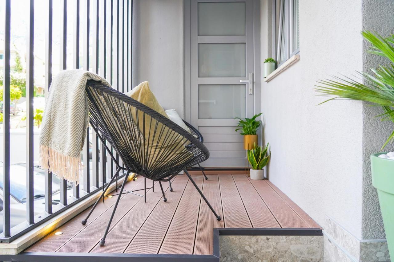 Studio Apartment Smile, Near Beach & Center, Free Parking, Balcony มาคาร์สกา ภายนอก รูปภาพ